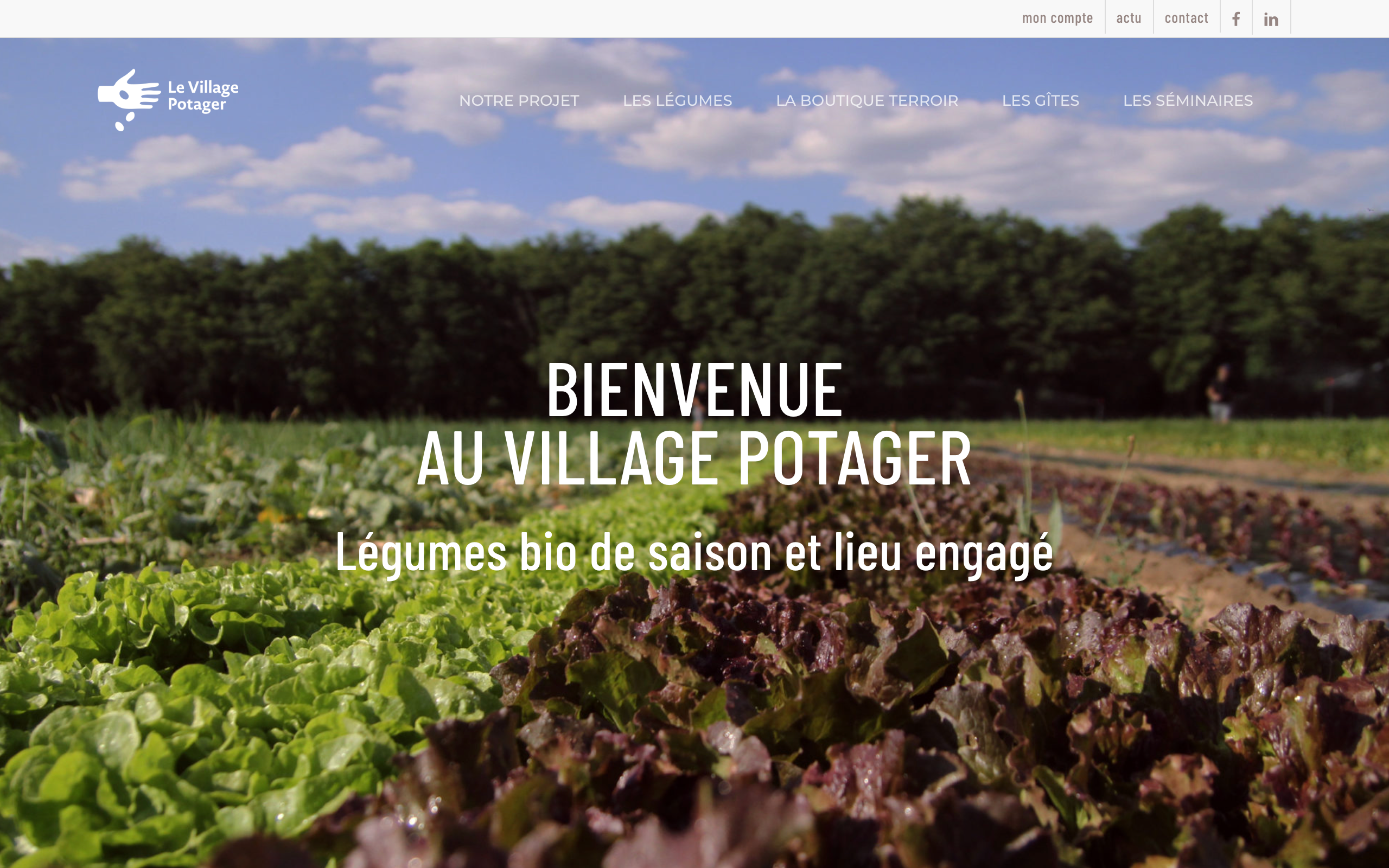 site vitrine levillagepotager