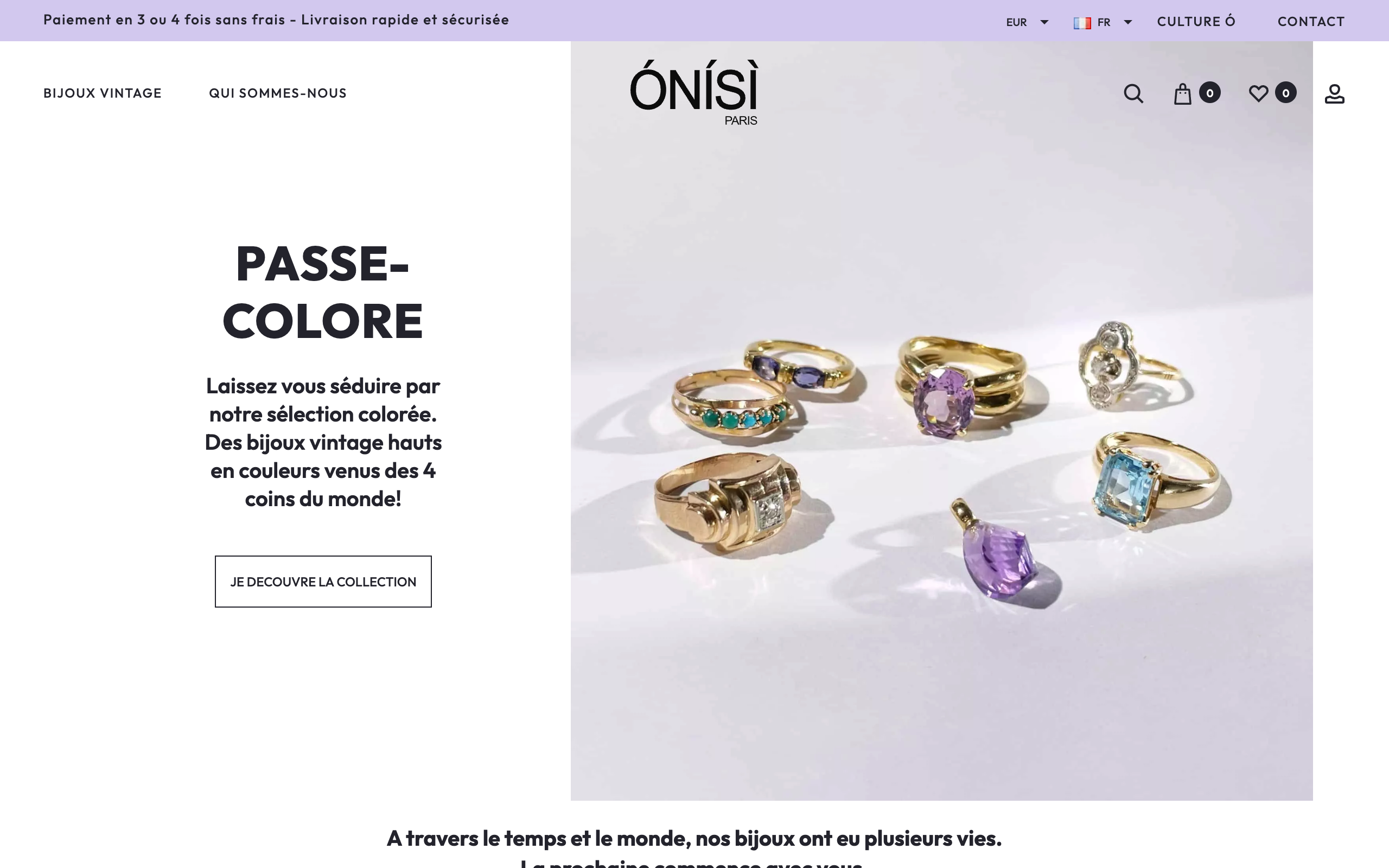 site woocommerce onisi paris